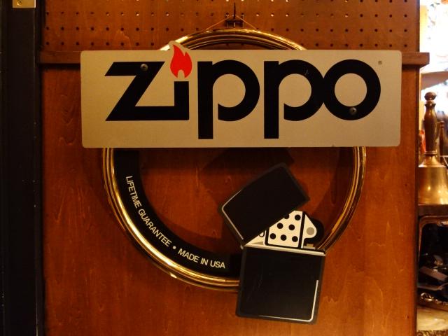 【訳あり】未使用 Zippo ロゴ ディスプレイ ジッポー 看板